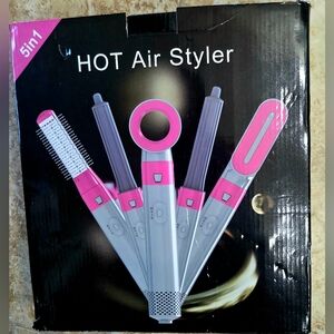 Source Unknown 5-in-1 Hot Air Styler in Pink and Gray